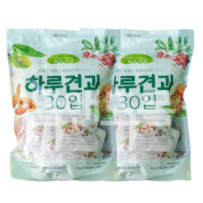 넛월드 뉴 하루견과 견과 30봉, 2개, 600g