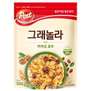 동서 포스트 그래놀라 카카오호두 300g x 1봉, 1개