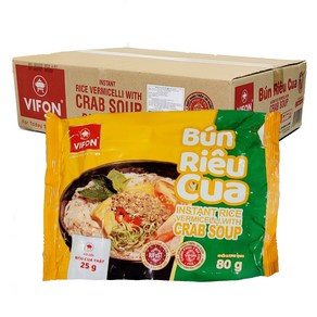 베트남 비폰 분리우꾸어 쌀국수 BUN RIEU CUA, 24개, 80g