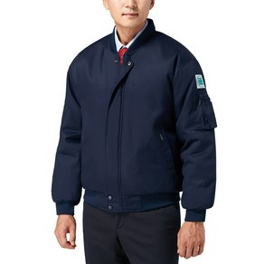 KSK-14-1 남자 추동 점퍼 곤색 S~5XL 빅사이즈 회사 유니폼 근무복 작업복 가을 겨울 자켓 방한 일육