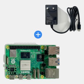 라즈베리파이5 4GB/8GB + 전용 전원 어댑터 5V 5A 27W Raspberry Pi 5