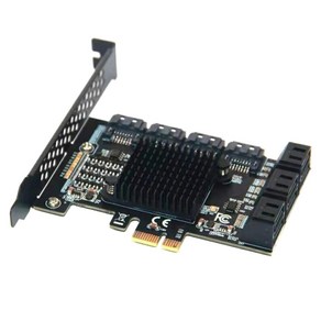 데스크탑 컴퓨터 확장 카드 PCI E to SATA 확장 카드 PCIe 1X to 10 포트 SATA3 0 6Gpbs 대 PCI E X2 X4 X8 X16