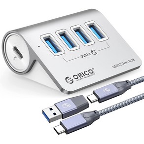 오리코 5Gbps USB3.2 Gen1 HUB 애플 맥북 프로 알루미늄 4/8포트 스탠드형 USB허브