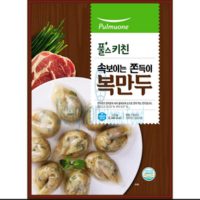 속보이는쫀득이복만두 풀스키친 1.2kg, 1, 1개