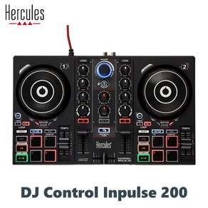 HERCULES - DJ Contol Inpulse 200 300 허큘리스 디제이 컨트롤러 인펄스 200 300 디제잉 장비, 1개