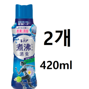 레노아 끓이는수준 탈취 항균 비즈 스포츠 쿨 리프레쉬 시트러스 본품 720ml 2개, 420g