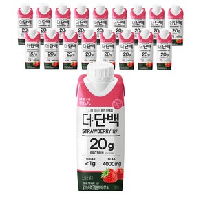 더단백 드링크 딸기, 250ml, 18개