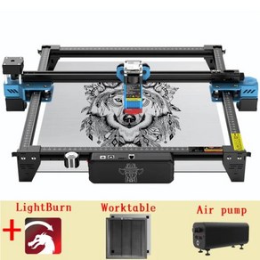 레이저조각기 CNC조각 금속절단기 Twotees 레이저 조각 기계 TTS-55 PRO 40W TTS-10PRO 80W 금속 조각사 Wifi 제어 MDF 릴산 절단기, 1개