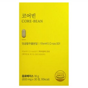 유로디에트 코어빈 600mg x 30정 1박스 덩굴팥추출분말, 유로디에트 코어빈 600mg x 30정 1박스 덩굴팥추, 1개