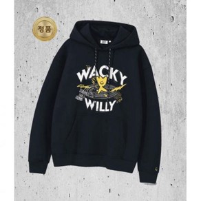 매장정품 와키윌리 WACKY WILLY 크랙 그래픽 후드 네이비 MG2403HD15NA 1684340