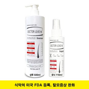 닥터리드엠 샴푸 500ml + 닥터리드엠 액 110ml, 1개