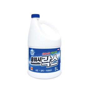 홈워시 천연소금 원료 깨끗한 락스 5.0L, 2개, 5L