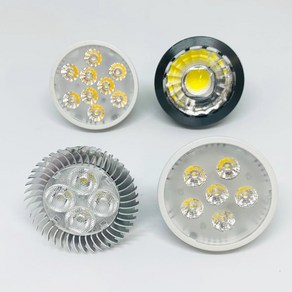 라루체 LED MR16 할로겐 전구 램프 5W 8W 10W COB 집중형, 주백색, 1개