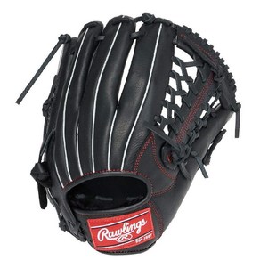 롤링스 Rawlings 야구 글러브 연식 소프트볼 겸용 우투용 (왼손착용) 올라운드, 블랙