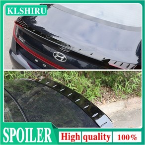 호환 FOR Auto Spoile Accessoies Hyundai Sonata DN8 ABS Mateial Ca Tunk Rea Lip WING Tail FIN Ref, [01] Unpainted, 현대