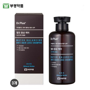 부광약품 닥터플러스 탈모증상 완화케어 샴푸, 3개, 500g