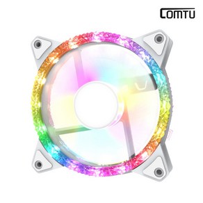 컴튜 다이아 더블링 RGB LED 쿨링팬 시스템쿨러, 1개