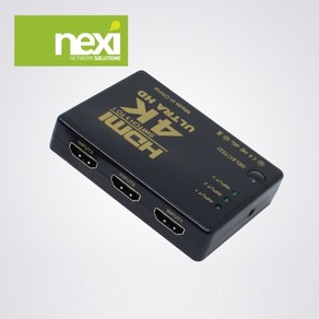 [NEXI] 넥시 NX-HD03O1SW [모니터 선택기/3:1/HDMI/오디오 지원] [NX625], 1개