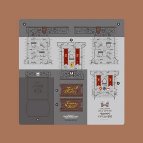 아트박스/다이스베이커리 캐슬브릿지 다이스타워 DIY, 1개