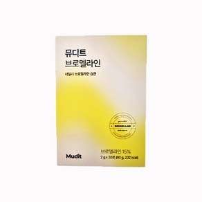 [본사정품] 뮤디트 브로멜라인, 30회분, 60g, 1개