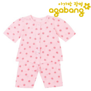 [아가방 내의]여름 신생아 유아 백일 메쉬 러브핏 7부내의 01Q357654