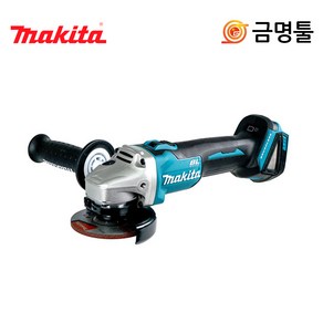 마끼다 18V 100mm 앵글 그라인더 BL 슬라이드 스위치 속도 조절 무선 베어툴 DGA413, 1개