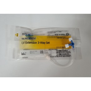 성심메디칼 익스텐션 튜브 10cm I.V Extension 3-way Set 연결관, 1개