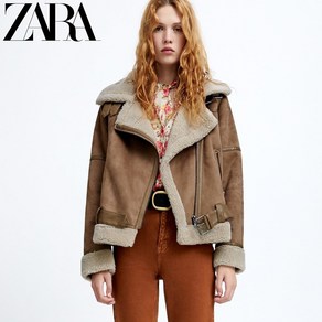 ZARA 자라 에코 스웨이드 더블 페이스드 무스탕 점퍼 2컬러 Z1191