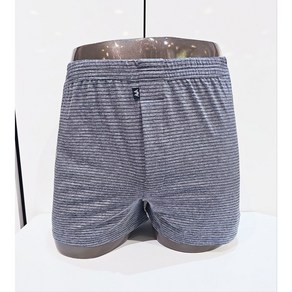 비비안(수비비안) [남성 트렁크 팬티] 24FW 고급스러운 멜란그레이 적당한 두께감 스트라이프 인밴드 트렁크팬티(NC해운대)TP8314T