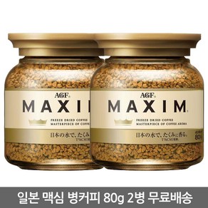 일본 맥심 병커피 80g, 2개, 2개, 1개입