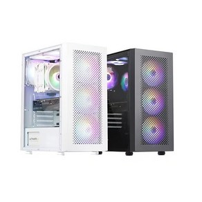 한성컴퓨터 AMD 라이젠 5 5600 RX7600 16GB+512GB 슈컴 조립PC 게이밍 데스크탑 조립컴퓨터, 16GB, 블랙, hs:176692, 500GB, Fee DOS