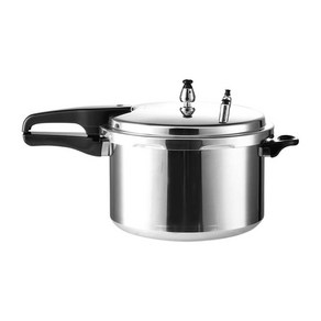 안전한 손잡이가 있는 Stovetop 압력솥 가정용 주방 스튜 수프 냄비, 은빛, 18cm 3L, 알루미늄 합금