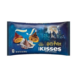 HERSHEY'S KISSES 밀크 초콜릿 해리 포터 할로윈 캔디 백 269.3g9.5온스 200889, 1개, 269g