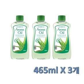 푸드어홀릭 아로마오일 알로에 465ml/리치, 465ml, 3개