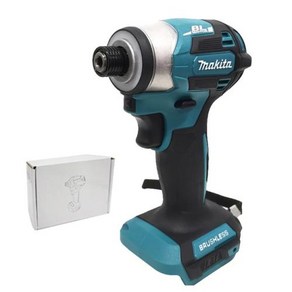 마끼다 Makita 무선 임팩트 드라이버 18V LXT BL 브러시리스 모터 전기 드릴 목재 볼트 T 모드 180 N M 충전식 전동 공구 DTD173, 1개