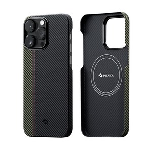 [PITAKA] iPhone14 Po MagEZ Case 3 600 MagSafe MagSafe D 아라미드 섬유 부직 케이스