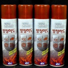 KCC 누구나에어락 방청하도녹방지스프레이적갈색420ml