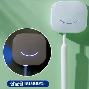 샤인빈 UVC 무선 에어 휴대용 칫솔살균기 칫솔꽂이 (W9CE510), 칫솔살균기(그린), 1개입