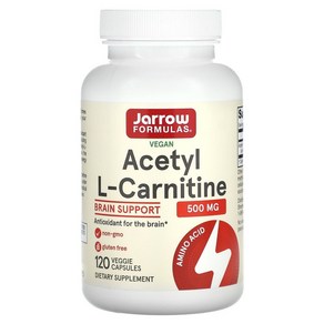 자로우 엘 카르니틴 500mg 120캡슐 아미노산 L Canitine, 1개, 120정