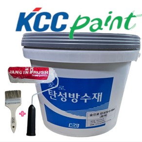 KCC 정품 숲으로 탄성 노출 방수재 16KG(녹색 회색) 1액형 옥상방수페인트, 상도녹색(16KG), 1개, 16kg