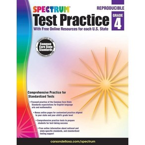 Spectum Test Pactice Gade 4 : With Fee Online Resouces fo each U.S. State