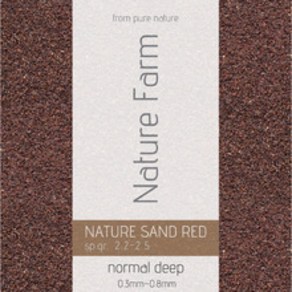 네이처팜 Natue Sand RED nomal deep 0.3mm~0.8mm 4kg, 1개