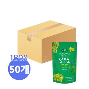 희창 자연생각 청포도 아이스티, 50개, 190ml