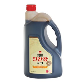 [샘표] 진간장 금F3 (2.8L) 대용량, 1개, 2.8L