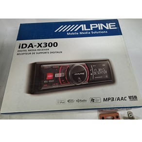 [ 리퍼상품 ] 미사용 알파인 IDA-X300 메카리스 MP3 라디오 카오디오 리모콘 포함, 중고11