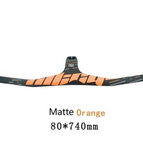 자전거 라이저 일체형 핸들바 스템 블랙 글로스매트 카본, [18] oange matte, 1개, 13. oange matte