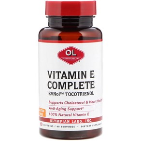 Olympian Labs Vitamin E Complete 60 Softgels, 1개