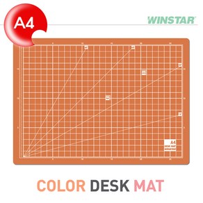 [윈스타] 칼라 데스크매트 A4/300x215x1.6mm