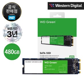 WD GREEN M.2 SATA SSD, Geen M.2 480GB, 480GB