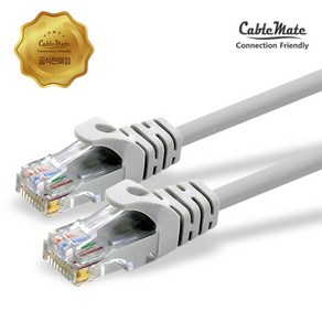 [CableMate] CAT.6 UTP 랜케이블 [다이렉트/연선] [그레이/20m], 1개